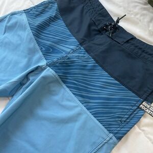 Billabong Board Shorts Men's 29 Tribong Lite Swim Surf Trunks Stretch Blue‎ NWOT